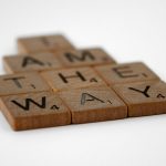 scrabble, scrabble pieces, lettering, letters, wood, scrabble tiles, white background, words, quote, letters, type, typography, design, layout, focus, bokeh, blur, photography, images, image, i am the way, jesus, john 14, bible, bible verse, new testament, promise, faith, christianity, christ, ethics, i am, jesus sayings, john's gospel, truth, authentic, authenticity, salvation, John 14:6, salvation, truth,